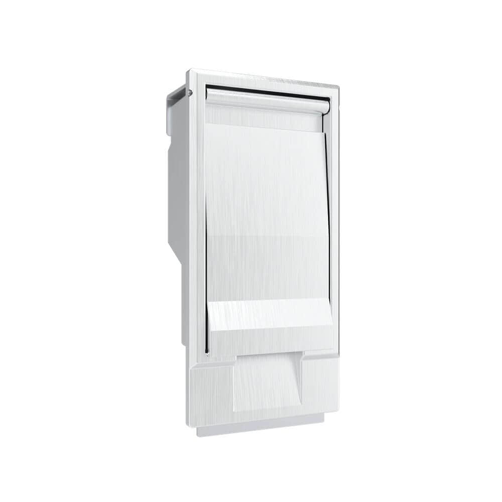 43 Brushed Polished Stainless Steel Heavy Duty T-Handle Lock | Universal Left Right Open Transformer & Distribution Cabinet Door Lock