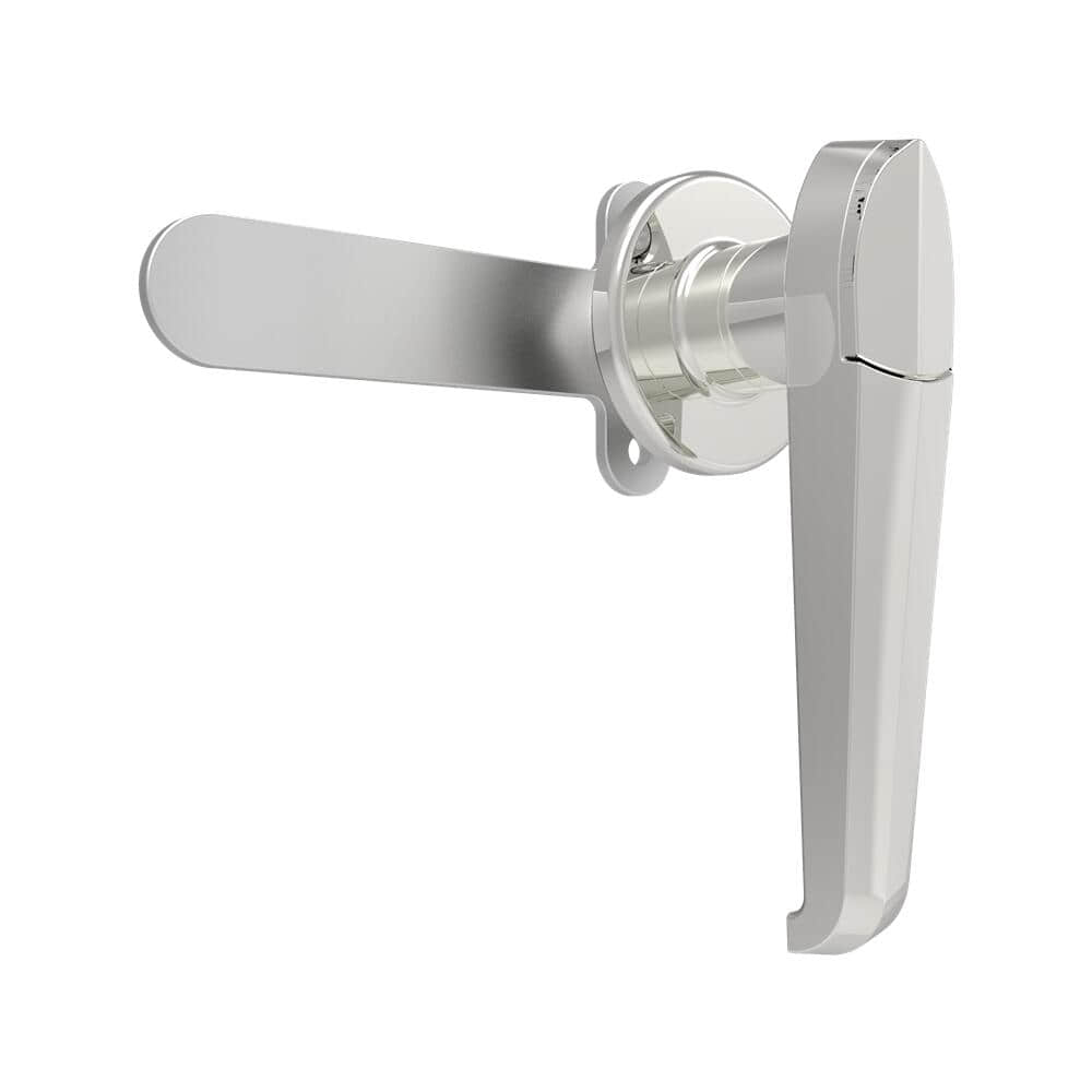 112 Passivated Stainless Steel Sealed L-Type Right Angle Quarter Turn Lock | Built-in Cam Industrial Electrical Cabinet Door Lock