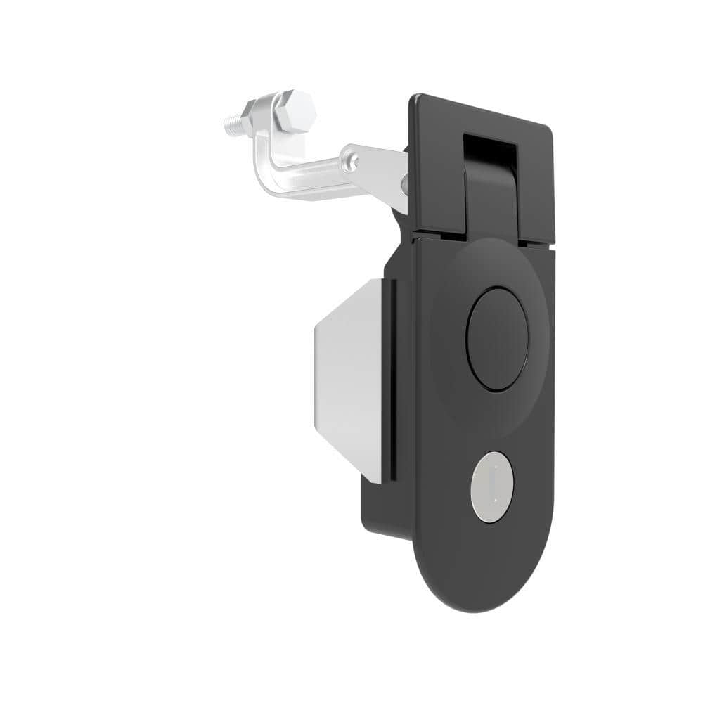 72 Black Powder Coated Zinc Alloy Sealed Key Lock Compression Lever Latch | Anti-dust Sealed Keyed Cabinet Compression Door Latch