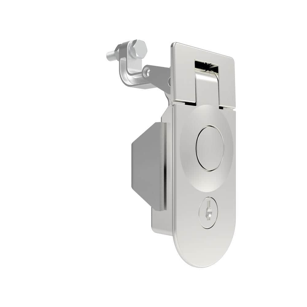 78 Chrome Plated Zinc Alloy Sealed Key Operated Compression Lever Latch | Fully Sealed Keyed Industrial Compression Cabinet Lock