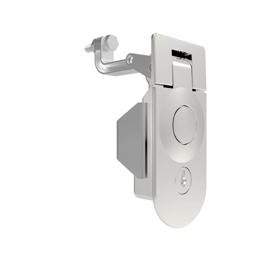 80 Chrome Plated Zinc Alloy Sealed Key Operated Compression Lever Latch | Sealed Waterproof Industrial Cabinet Compression Lock