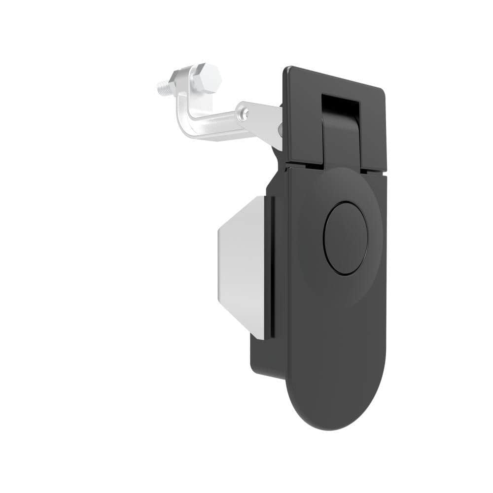 68 Black Powder Coated Zinc Alloy Sealed Non-locking Compression Lever Latch | Sealed Anti-corrosion Cabinet Compression Door Latch