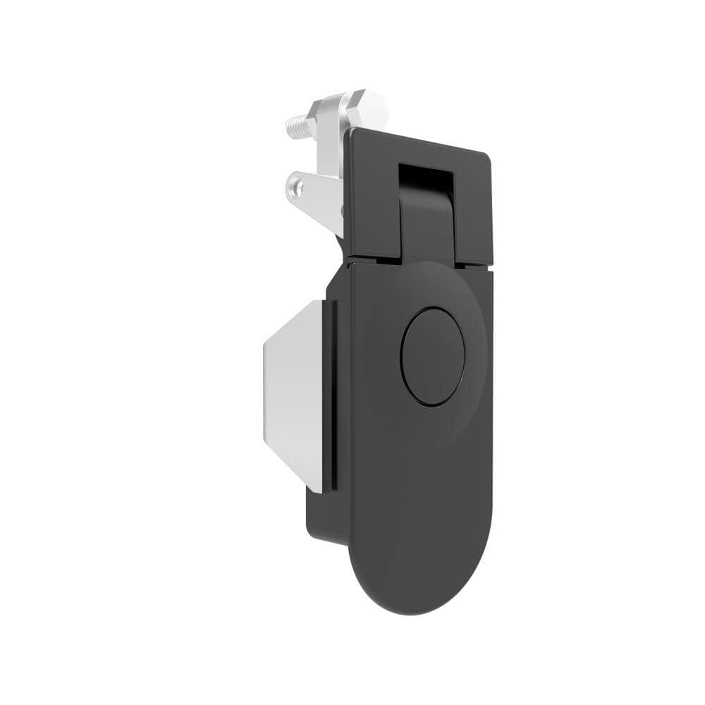 62 Black Powder Coated Zinc Alloy Sealed Non-locking Compression Lever Latch | All-weather Sealed Cabinet Compression Door Latch