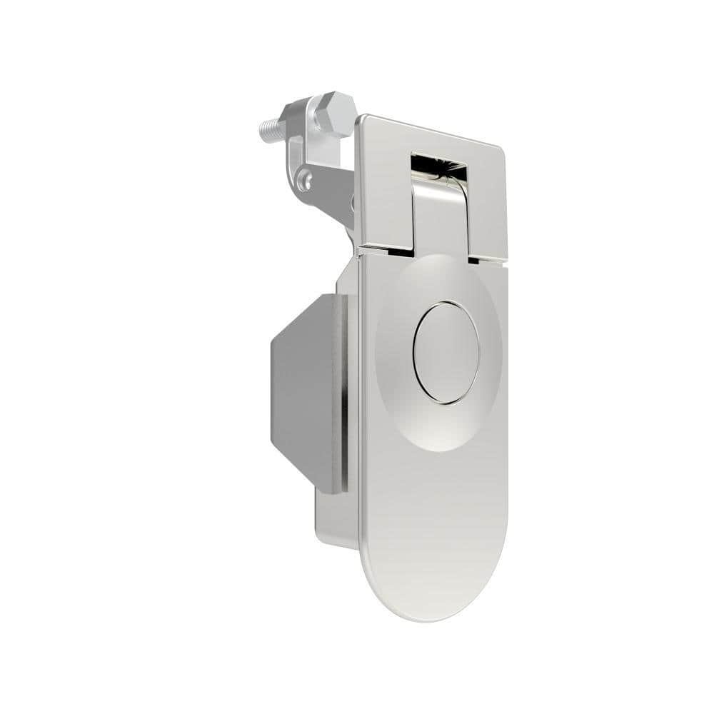 63 Chrome Plated Zinc Alloy Sealed Non-locking Compression Lever Latch | Sealed Waterproof Industrial Cabinet Compression Lock