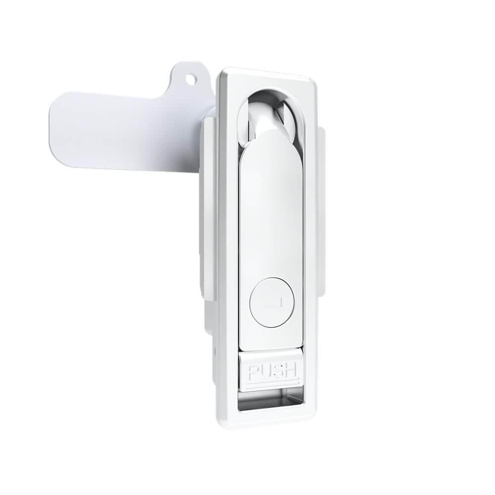 26 Zinc Alloy Silver Spray Paint K200 Rotary Handle Flat Lock | Universal Left Right Opening Industrial Cabinet Door Lock
