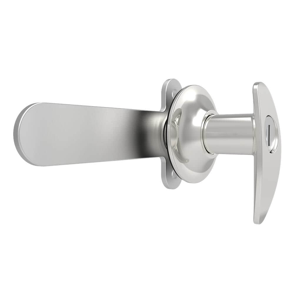 111 Passivated Stainless Steel Sealed L-shaped Quarter Turn Handle Lock | TAKIGEN Spec Electrical Cabinet Cam Latch Lock