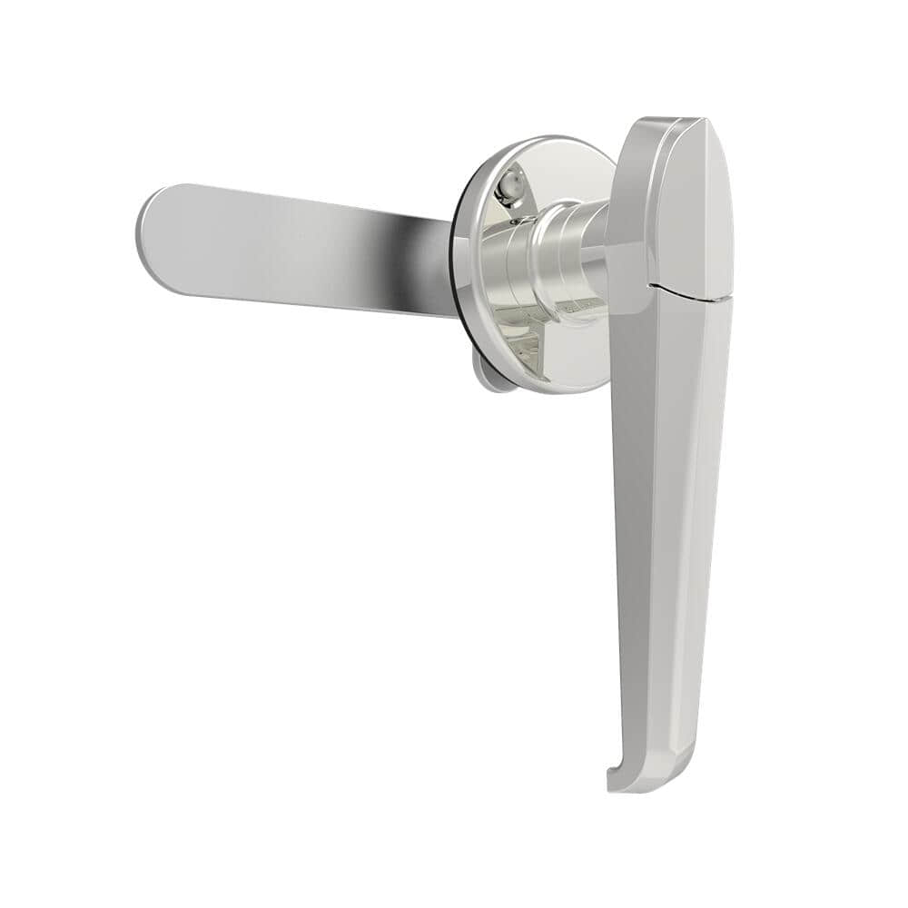 113 Passivated Stainless Steel Sealed L-Type Right Angle Quarter Turn Lock | Cam Equipped Electrical Equipment Cabinet Rotary Lock