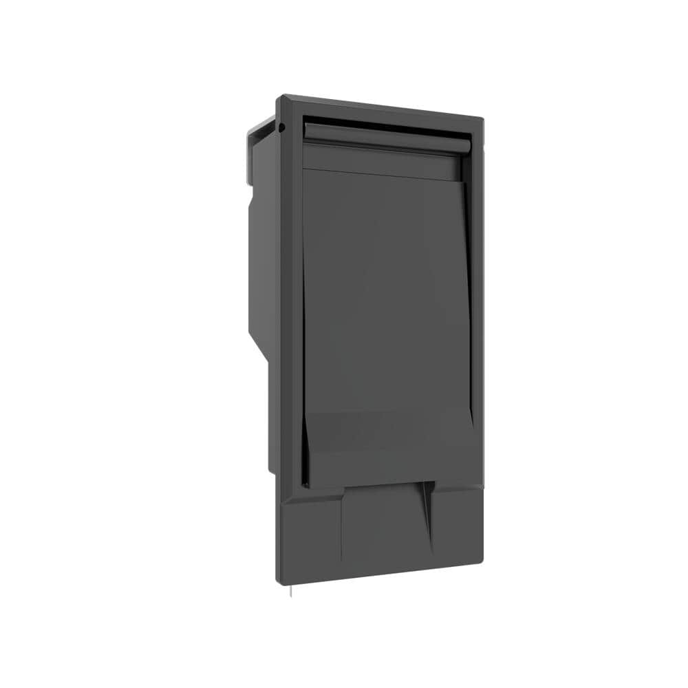 42 Black Powder Coated Aluminum Alloy Heavy Duty T-Handle Lock | Universal Left Right Open Lock for Power Distribution & Transformer Cabinets