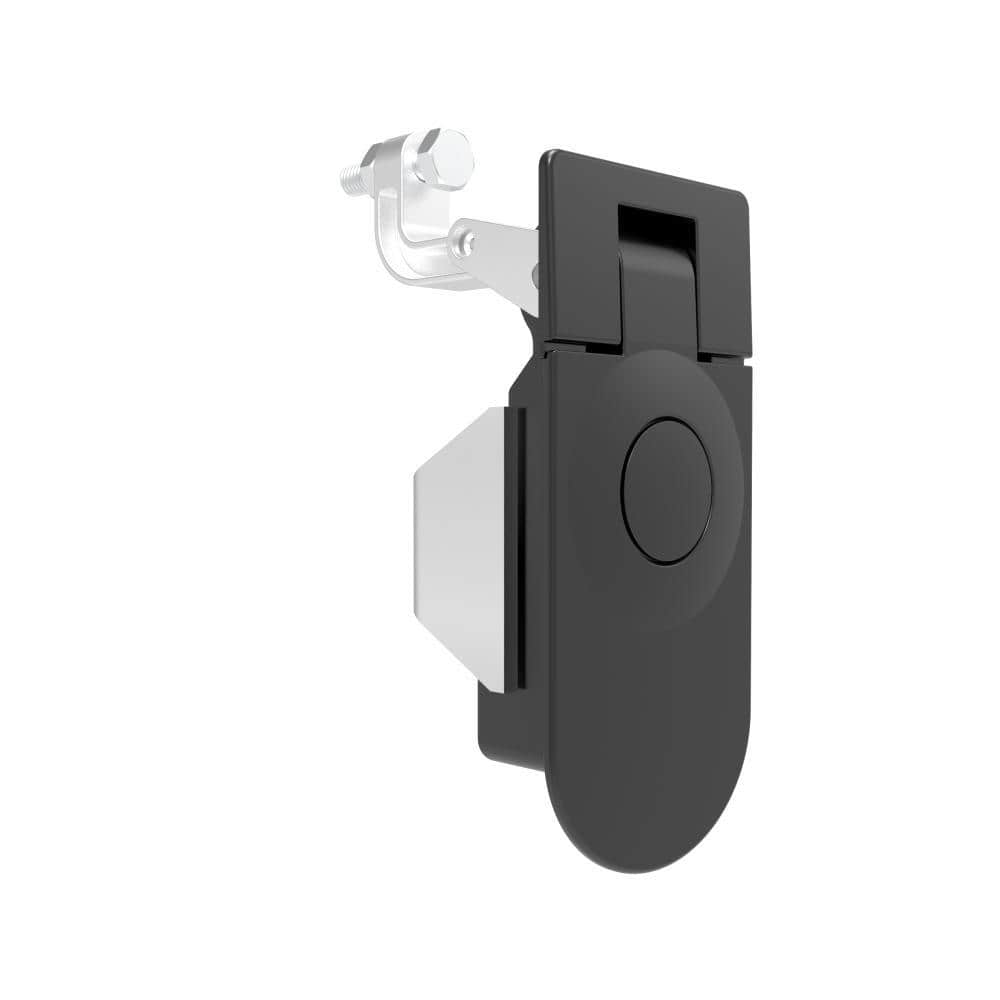 66 Black Powder Coated Zinc Alloy Sealed Non-locking Compression Lever Latch | Anti-dust Sealed Cabinet Compression Latch