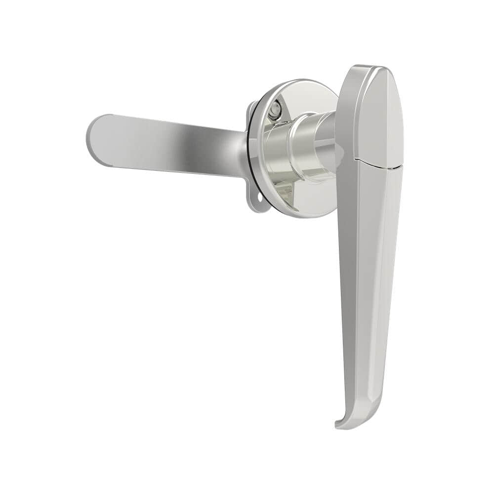 114 Passivated Stainless Steel Sealed L-Type Right Angle Quarter Turn Lock | Cam Operated Industrial Cabinet Door Compression Lock