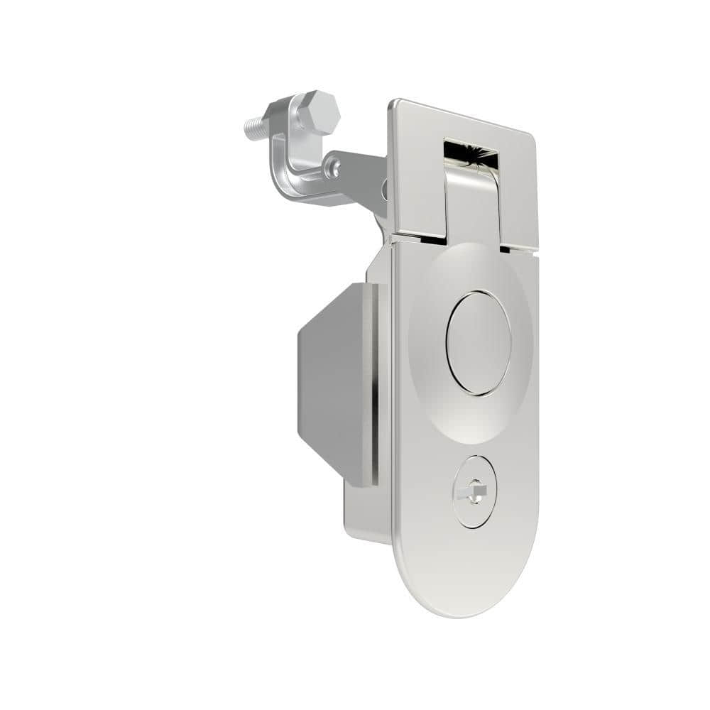 59 Chrome Plated Zinc Alloy Sealed Key Operated Compression Lever Latch | Dustproof Sealed Industrial Cabinet Compression Door Lock