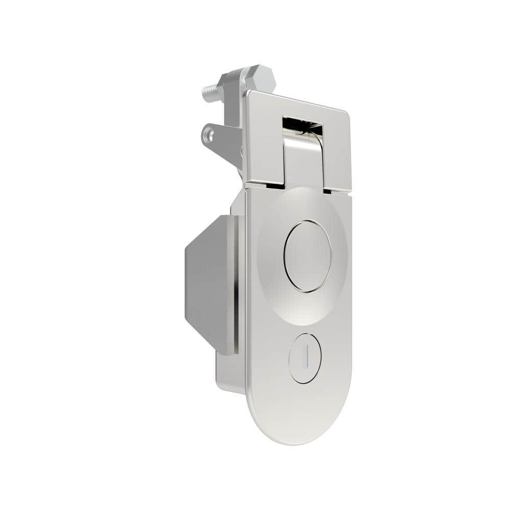 69 Chrome Plated Zinc Alloy Sealed Key Operated Compression Lever Latch | Dust Sealed Keyed Industrial Cabinet Compression Lock