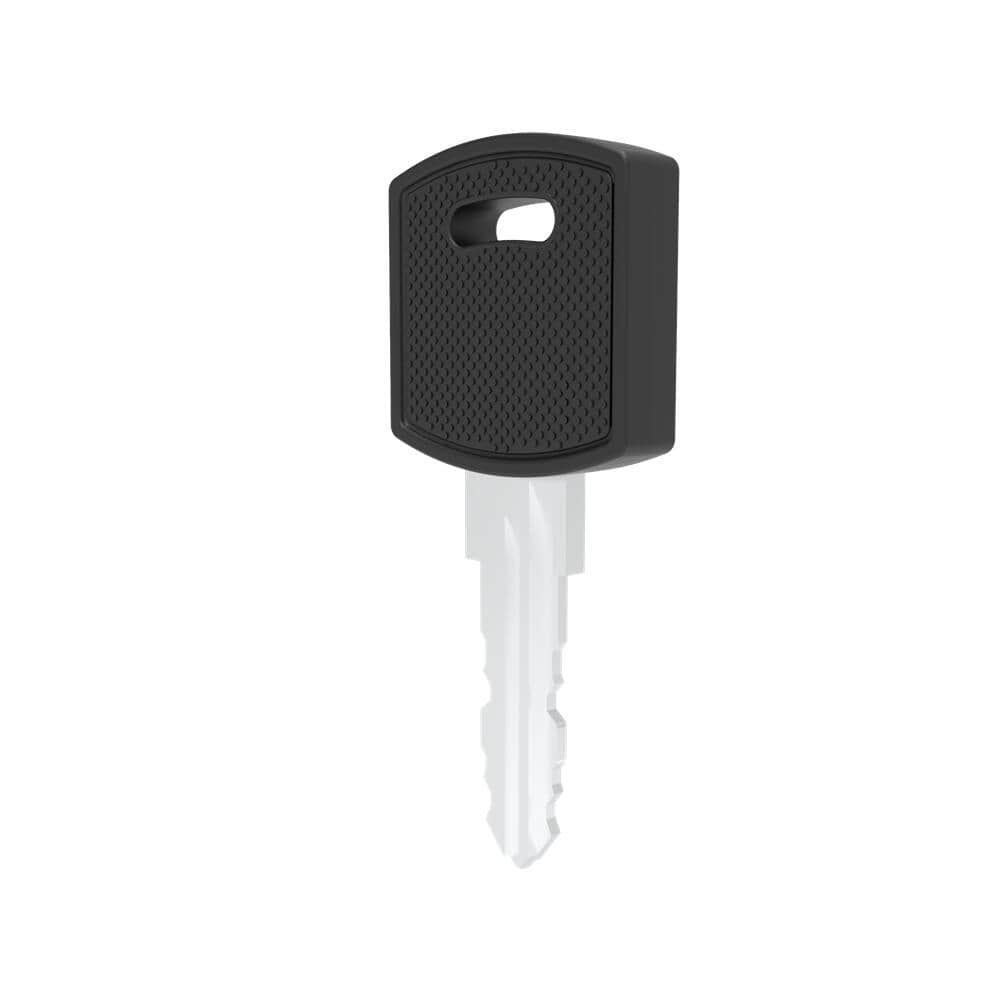 9 Plastic Handle Cabinet Lock Key | Nickel Plated Iron Key Body, Durable Nylon Anti-slip Handle for Cabinet Locks