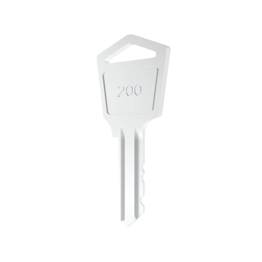 40 Chrome Plated Steel K0200 Blank Key | Replacement Spare Key for Electrical Cabinet Rotary Locks