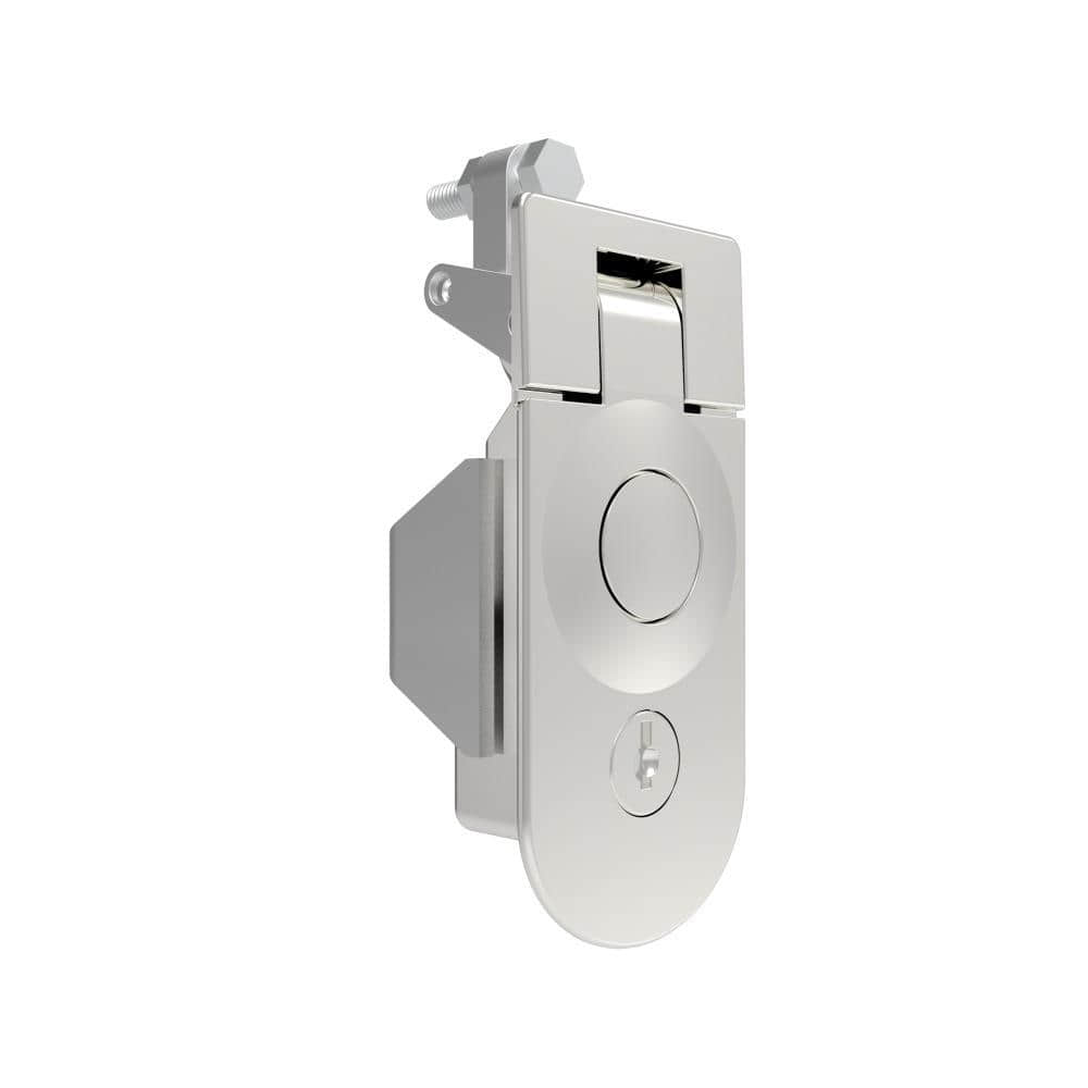 73 Chrome Plated Zinc Alloy Sealed Key Operated Compression Lever Latch | Sealed Waterproof Industrial Cabinet Compression Lock