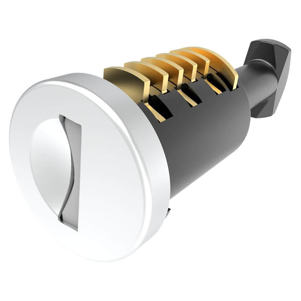 3 Car Roof Rack Lock Cylinder | Zinc Alloy Body Electroplated Nickel Alloy, Stainless Steel Cover, Brass Key Blade